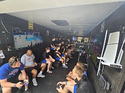 Inside trailer